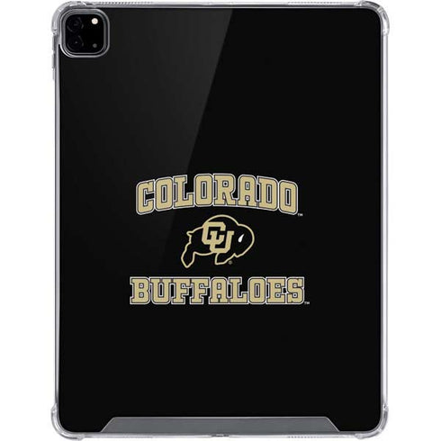 University of Colorado CU Logo on Gold iPad Pro 12.9in (2020) Clear Case